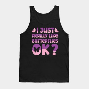 Butterfly Lover Quote Tank Top
